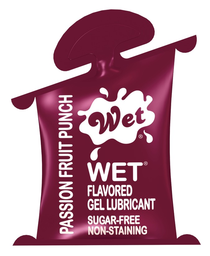 Лубрикант Wet Flavored Passionait Fruit Punch с ароматом маракуйи - 10 мл. Wet International Inc. 23401 - цена 