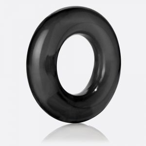 Широкое эластичное эрекционное кольцо RINGO Screaming O RNGO-BK-101 - цена 