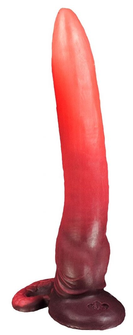Красный фаллоимитатор  Зорг Лонг  - 42 см. Erasexa zoo113 - цена 