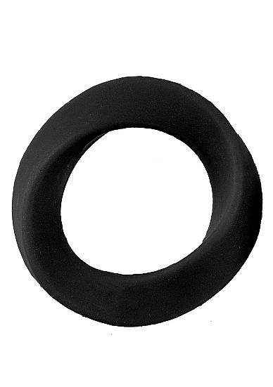 Чёрное эрекционное кольцо Infinity XL Cockring Shots Media BV MJU012BLK - цена 