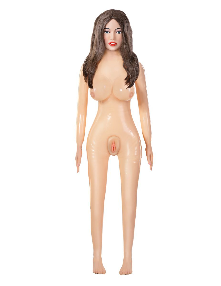 Надувная кукла-брюнетка Agent 69 Life-Size Love Doll с вставками , Секс кук...