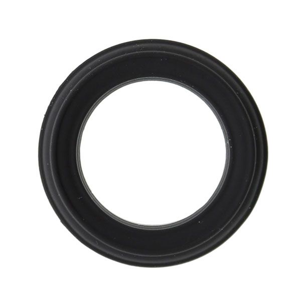 Чёрное силиконовое эрекционное кольцо PLAY CANDI MALLOW POP BLACK Seven Creations 50794 - цена 