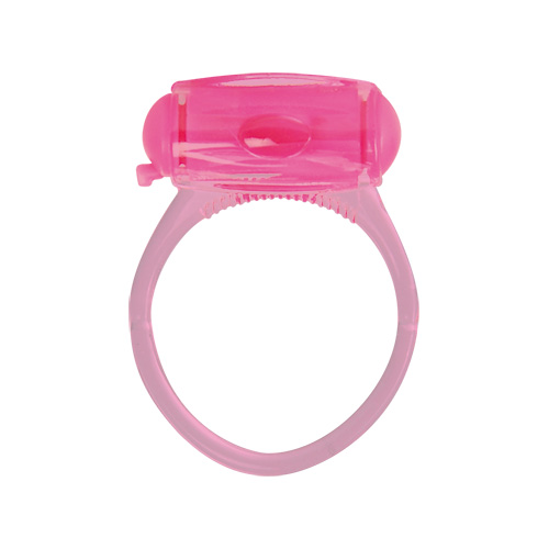 Розовое эрекционное виброкольцо VIBRATING COCK RING EASY GOING Toyz4lovers T4L-00801246 - цена 