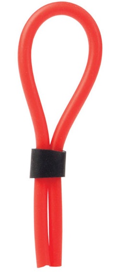 Красное силиконовое лассо на пенис California Exotic Novelties SE-1408-11-2 - цена 