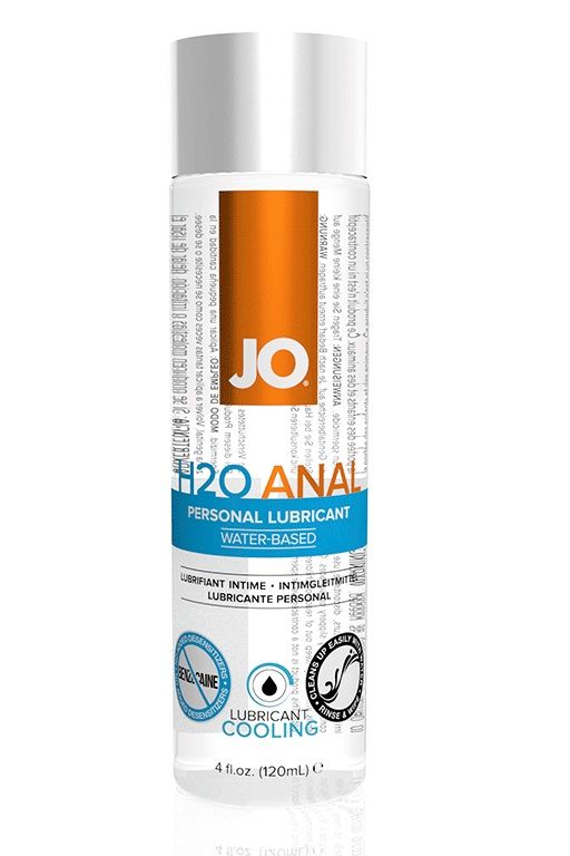 Анальный охлаждающий и обезболивающий лубрикант на водной основе JO Anal H2O COOLING - 120 мл. System JO JO40211 - цена 