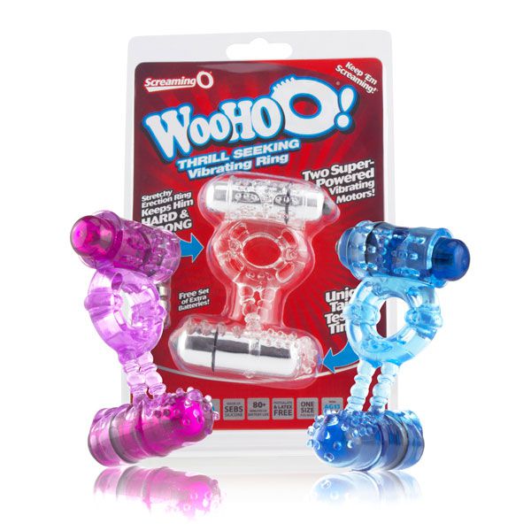 Двойной моторчик WooHoo для острых ощущений Screaming O WOHO-110 - цена 
