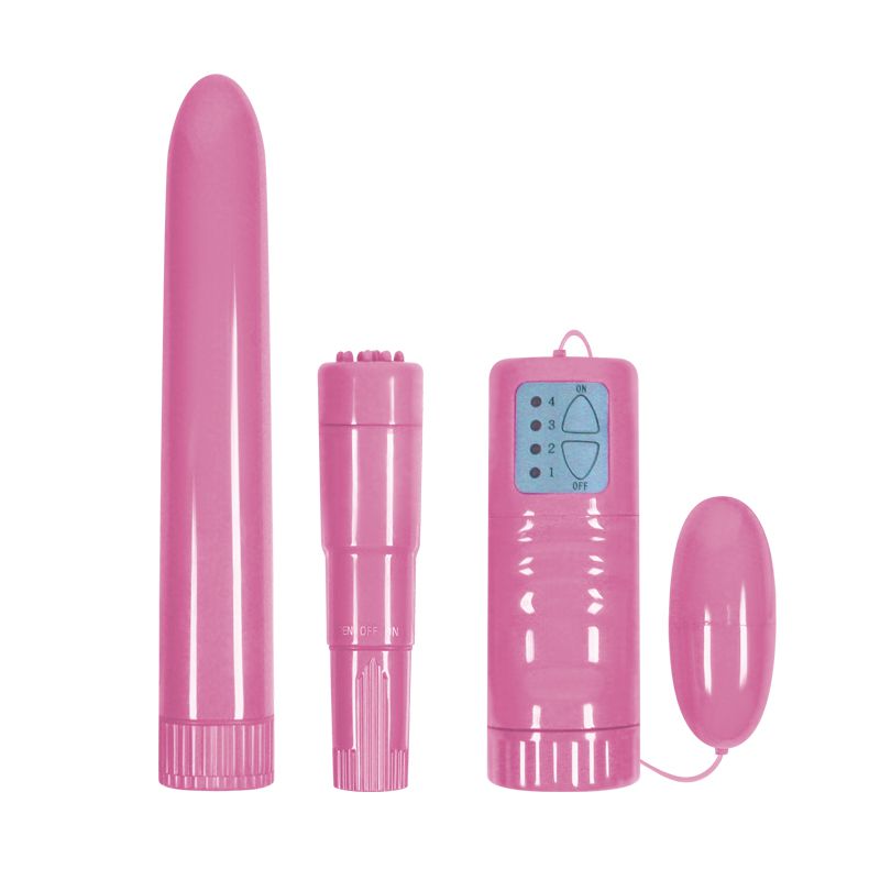 Набор розовых вибромассажеров Pink Pleasure Kit  NSN-0355-14 3 084 р.