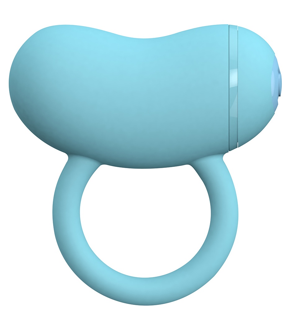 Голубое виброкольцо на пенис ENZO COUPLES RING  Toy Joy 3006010176 - цена 