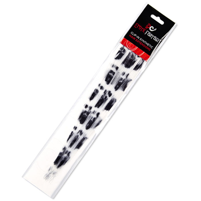 Черно-белые Clip-In локоны с принтом панды Erotic Fantasy EF-CH10 - цена 272 р.