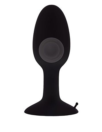 Чёрная анальная пробка с движущимся шариком внутри MENZSTUFF ROLL PLAY - 10 см. Dream Toys 20839 - цена 