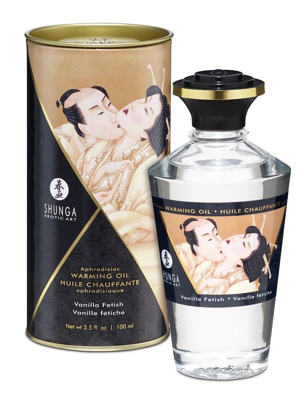 Массажное интимное масло с ароматом ванили - 100 мл. Shunga 2207 - цена 