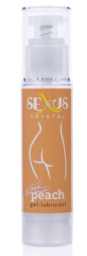 Анальная гель-смазка для женщин с ароматом персика Crystal Peach Anal - 60 мл.  817024 - цена 