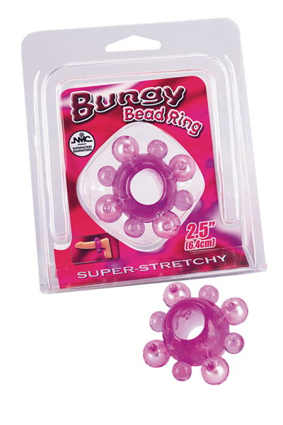 Розовое гелевое эрекционое кольцо Bungy NMC 170067 - цена 