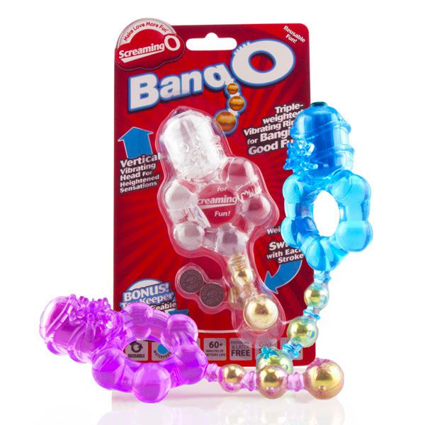 Кольцо с тремя шариками Bang O Screaming O BANG110 - цена 