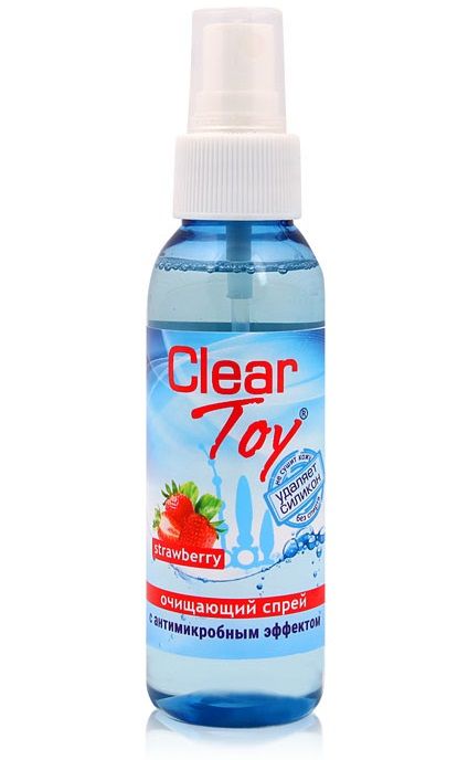 Очищающий спрей для игрушек CLEAR TOY Strawberry - 100 мл. Биоритм LB-14012 с доставкой 