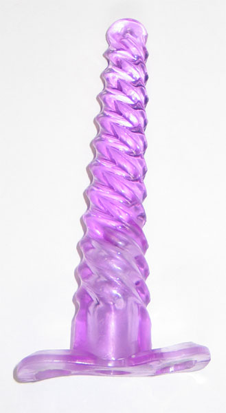 Фиолетовая анальная втулка-спираль ToyFa 811304-4 - цена 