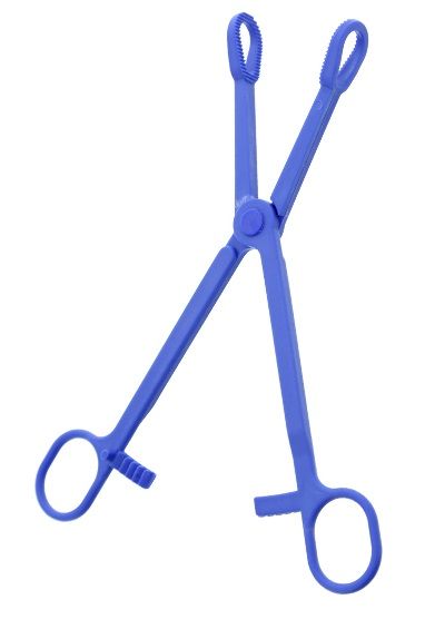 Синие медицинские ножницы BLAZE CLITORIS SCISSORS Dream Toys 21345 - цена 