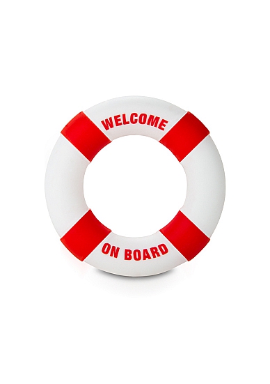Эрекционное кольцо на пенис Buoy Welcome On Board Shots Media BV SLI080RED - цена 