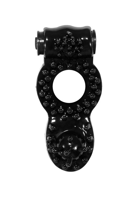 Чёрное эрекционное кольцо Rings Ringer Lola toys 0114-72Lola - цена 