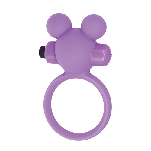 Фиолетовое эрекционное виброкольцо TEDDY COCKRING SILICONE Toyz4lovers T4L-00801786 - цена 