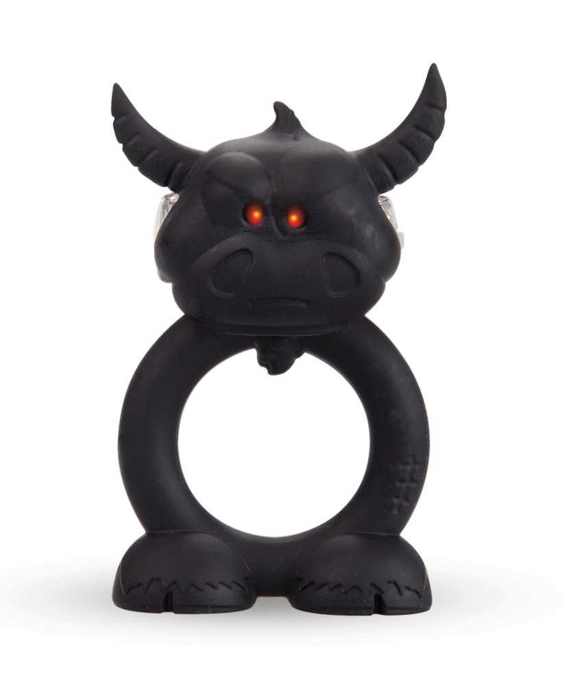Эрекционное кольцо Beasty Toys Bad Bull с вибрацией Shots Media BV SLI061 - цена 