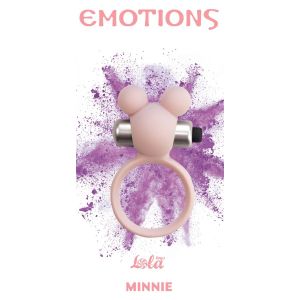 Розовое эрекционное виброколечко Emotions Minnie Light pink Lola toys 4005-02Lola - цена 
