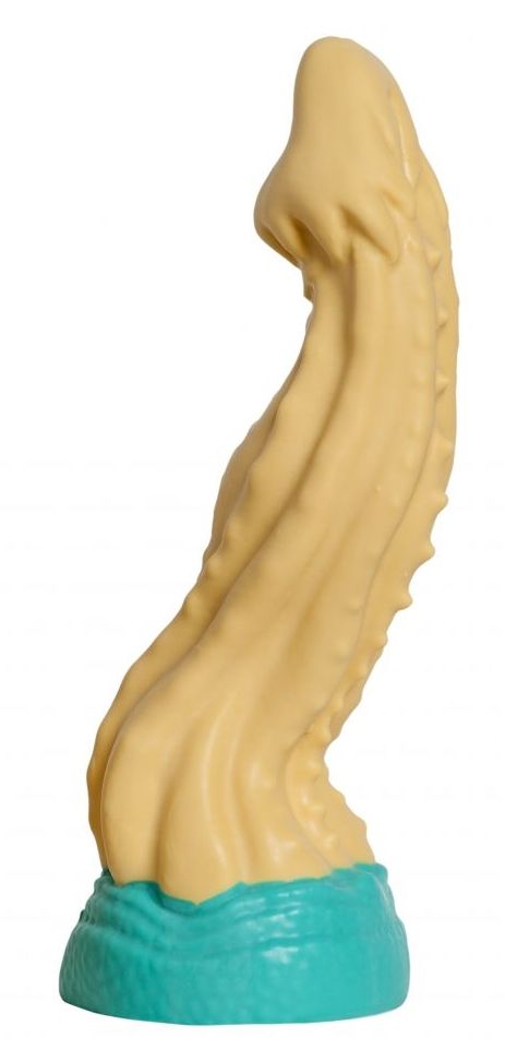 Бежевый фаллоимитатор  Песчаная Змея medium  - 24 см. Erasexa zoo98 - цена 