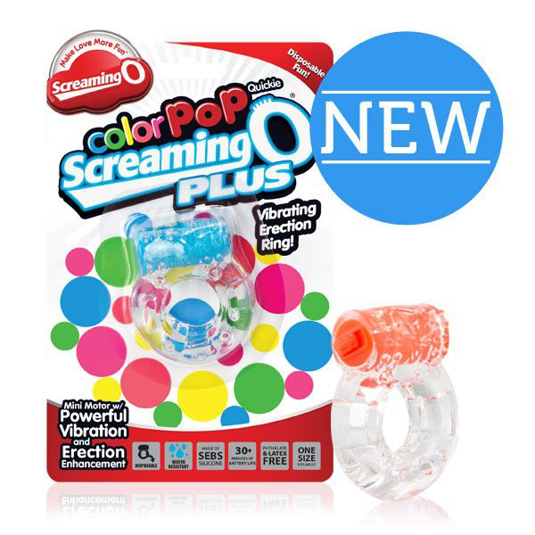 Виброкольцо Color pop Screaming O CP-SOP-BU - цена 