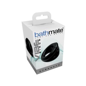 Чёрное эрекционное виброкольцо Strength Bathmate BM-CR-SG - цена 