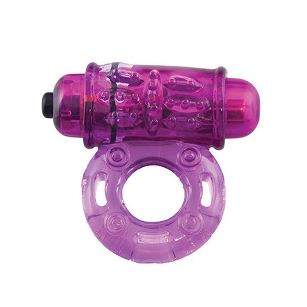 Фиолетовое эрекционное виброкольцо OWOW PURPLE Screaming O OW101-PU - цена 