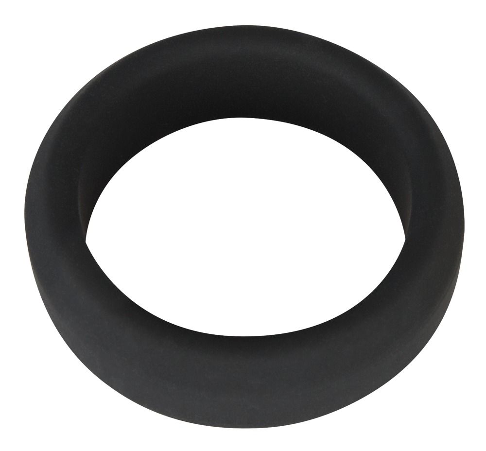 Чёрное эрекционное кольцо из силикона Orion 0518093 - цена 