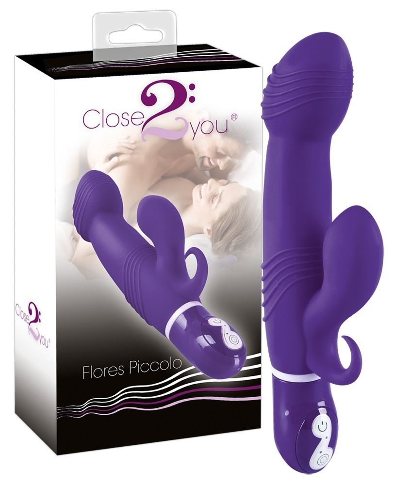 Фиолетовый вибратор Close2You Flores Piccolo - 20,5 см. Orion 0576255 - цена 