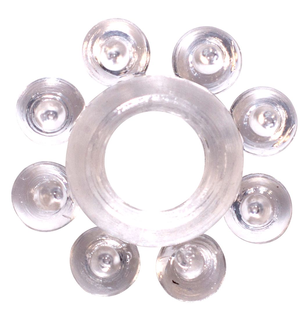 Прозрачное эрекционное кольцо Rings Bubbles Lola toys 0112-30Lola - цена 