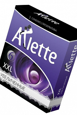 Презервативы Arlette XXL увеличенного размера - 3 шт.  805 с доставкой 