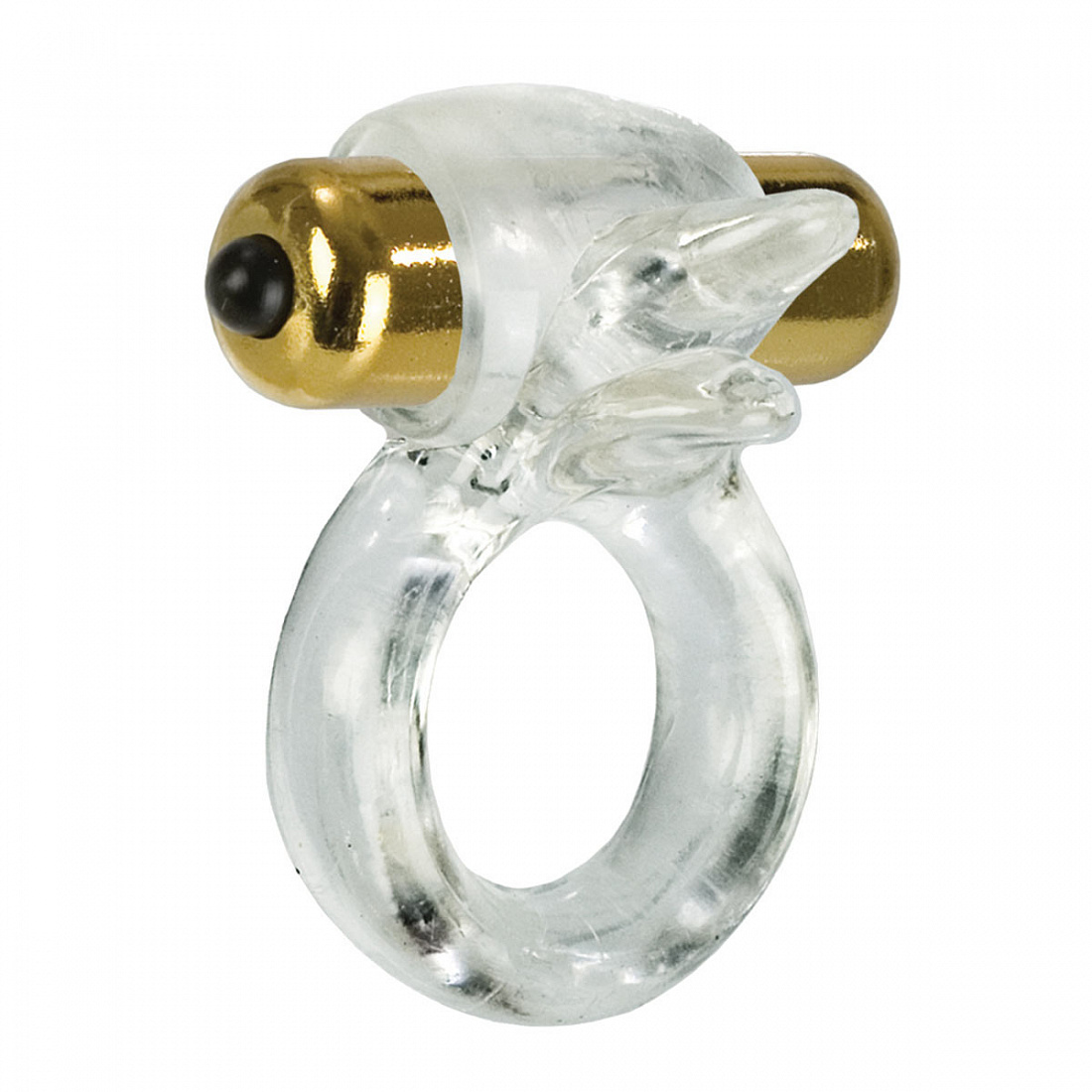 Прозрачное эрекционное кольцо WICKED PURE GOLD California Exotic Novelties SE-8939-20-3 - цена 
