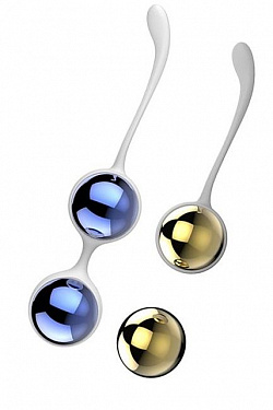 Синие и золотистые вагинальные шарики Nalone Yany Nalone VS-VR31 с доставкой 