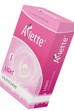 Ультратонкие презервативы Arlette Light - 6 шт.  806 с доставкой 