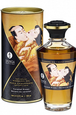Массажное интимное масло с ароматом карамели - 100 мл. Shunga 2215 с доставкой 