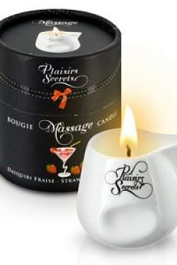 Массажная свеча с ароматом клубничного дайкири Bougie de Massage Daikiri Fraise - 80 мл.  826036 с доставкой 