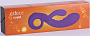 Фиолетовый рельефный вибромассажер для точки G с клиторальным стимулятором Cupid Odeco OD-8109RV PURPLE - цена 