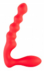 Красный анальный стимулятор в форме буквы L ToyFa 901347-9 - цена 
