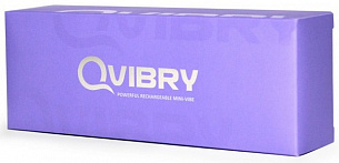 Фиолетовый клиторальный вибромассажёр Qvibry Q2 2 841 р.