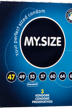 Презервативы MY.SIZE размер 47 - 3 шт. R S GmbH MY.SIZE №3 размер 47 с доставкой 