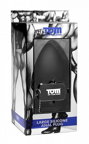   Tom of Finland Large Silicone Anal Plug - 11,5 . XR Brands TF1855 -  3 763 .