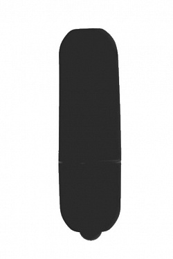 Черная вибропуля с 10 режимами вибрации Baile BI-014059A-0801 с доставкой 