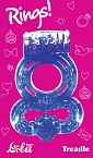 Фиолетовое эрекционное кольцо Rings Treadle с подхватом Lola toys 0114-61Lola - цена 