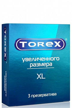 Презервативы Torex  Увеличенного размера  - 3 шт.  2301 с доставкой 
