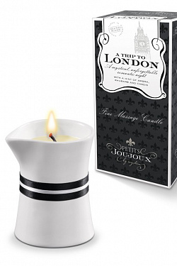 Массажное масло в виде малой свечи Petits Joujoux London с ароматом ревеня, амбры и чёрной смородины MyStim 46725 с доставкой 