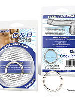    STEEL COCK RING - 3.5 . BlueLine BLM4001   
