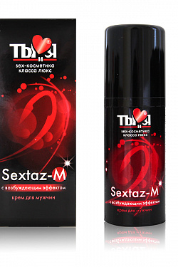 Крем Sextaz-m с возбуждающим эффектом для мужчин - 20 гр. Биоритм LB-70010 с доставкой 